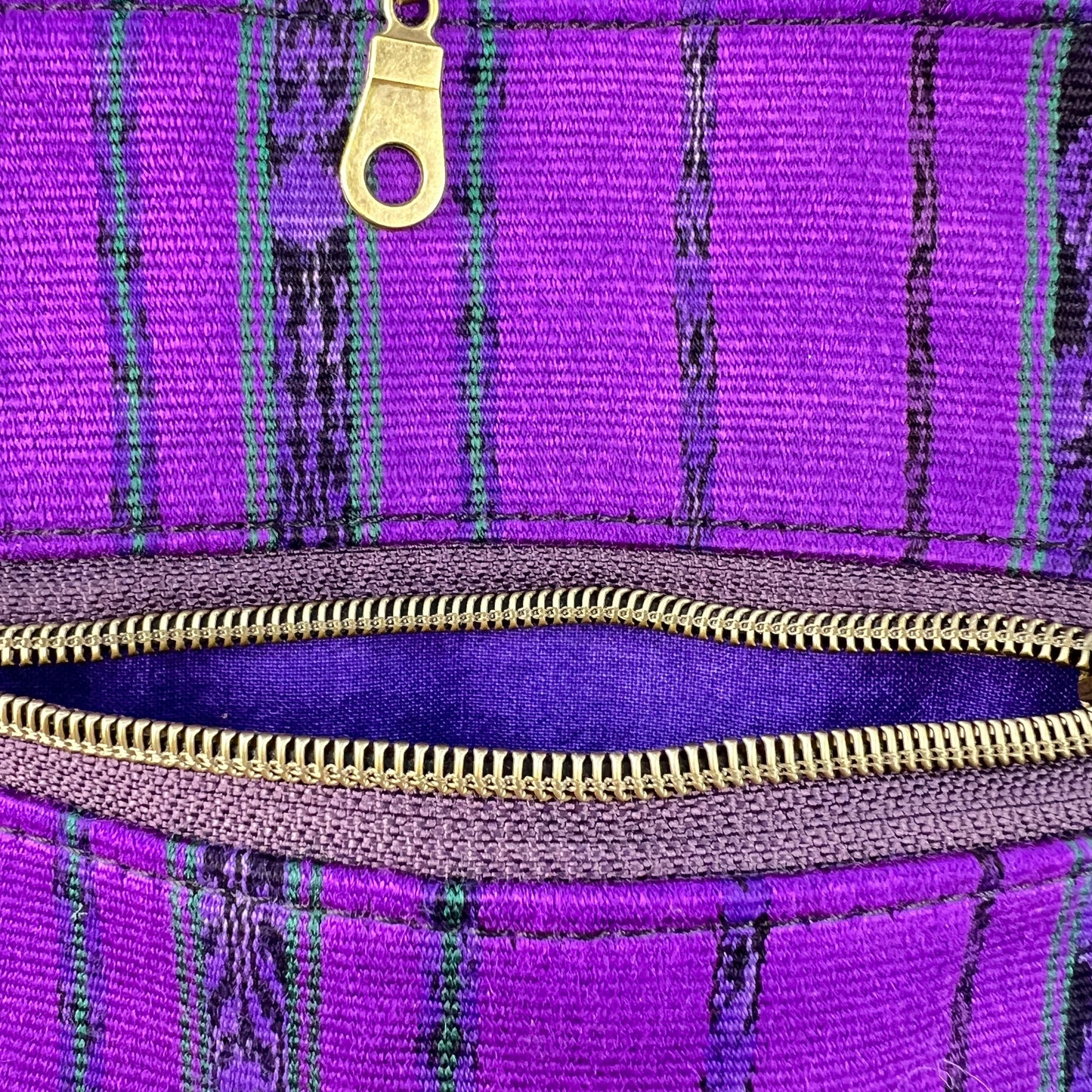 Mini Crossbody Purple Handwoven
