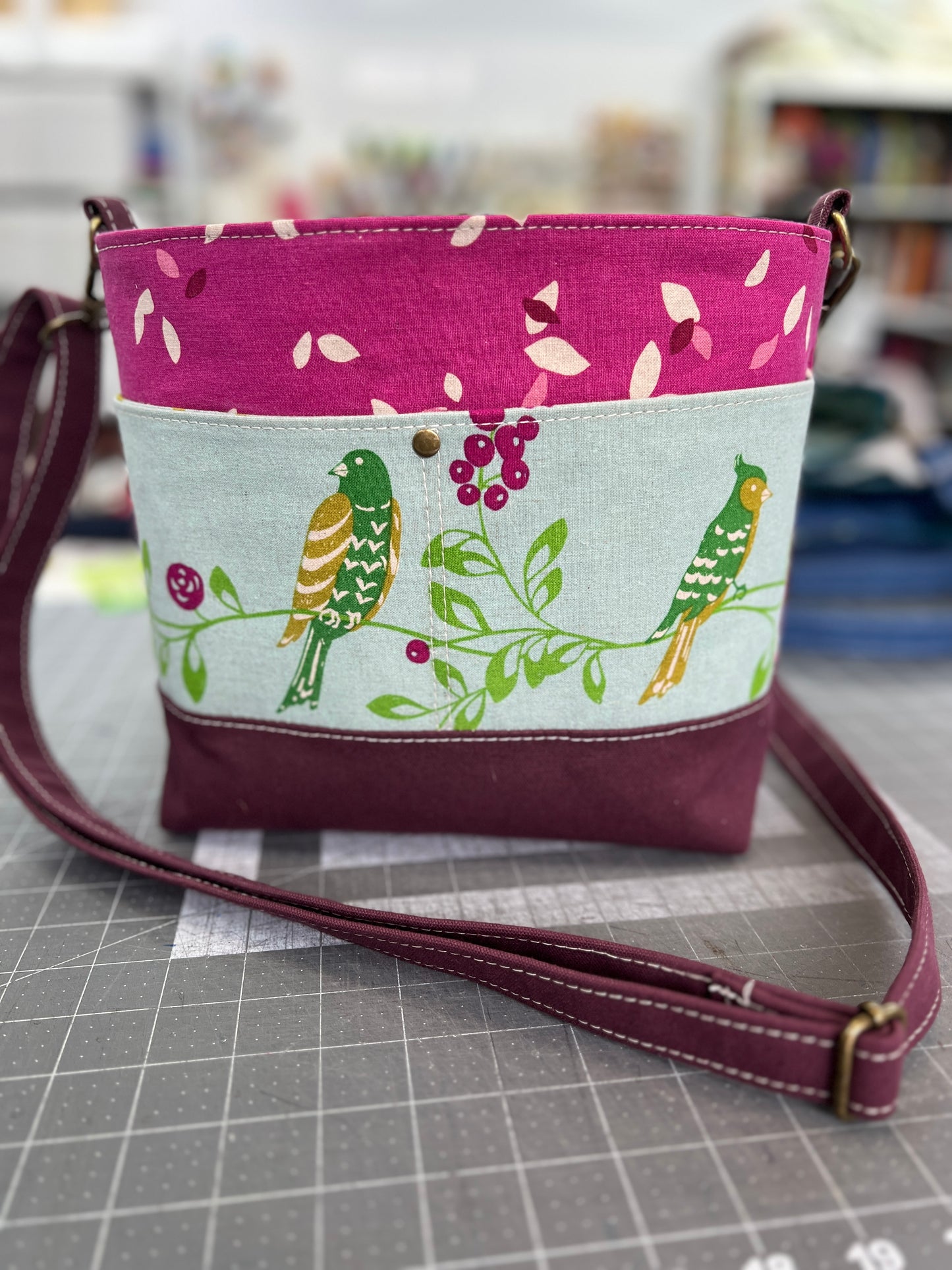 Out and About Crossbody Kokka Birds 1