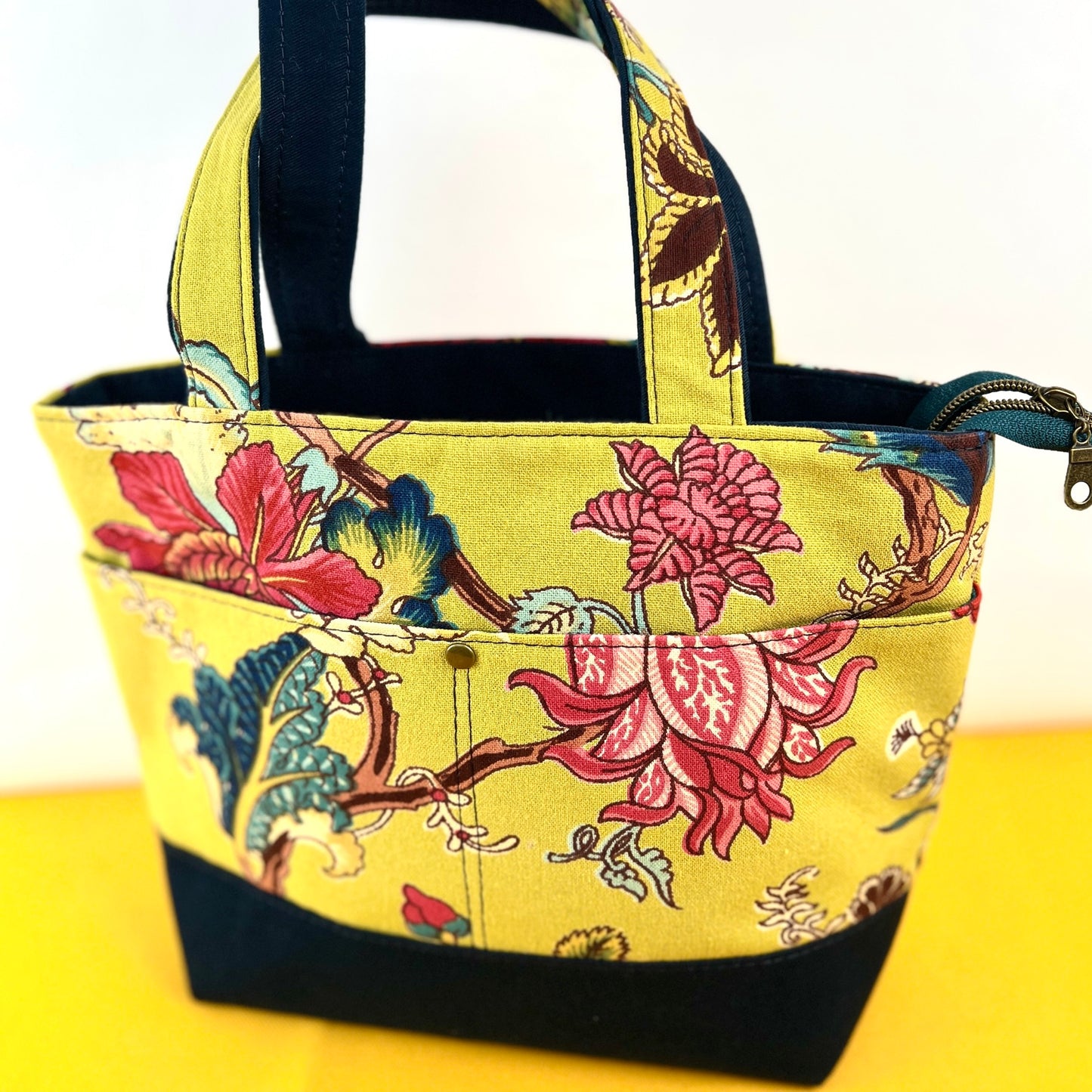 Out and About Handbag Green Floral