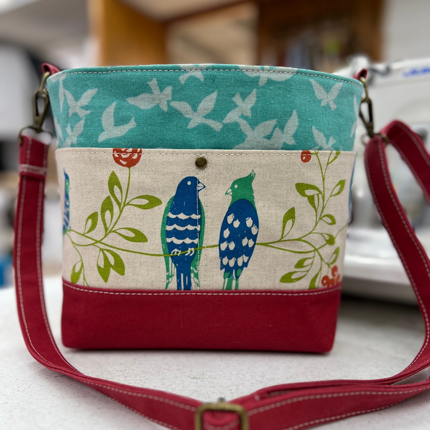 Out and About Crossbody Kokka Birds 2