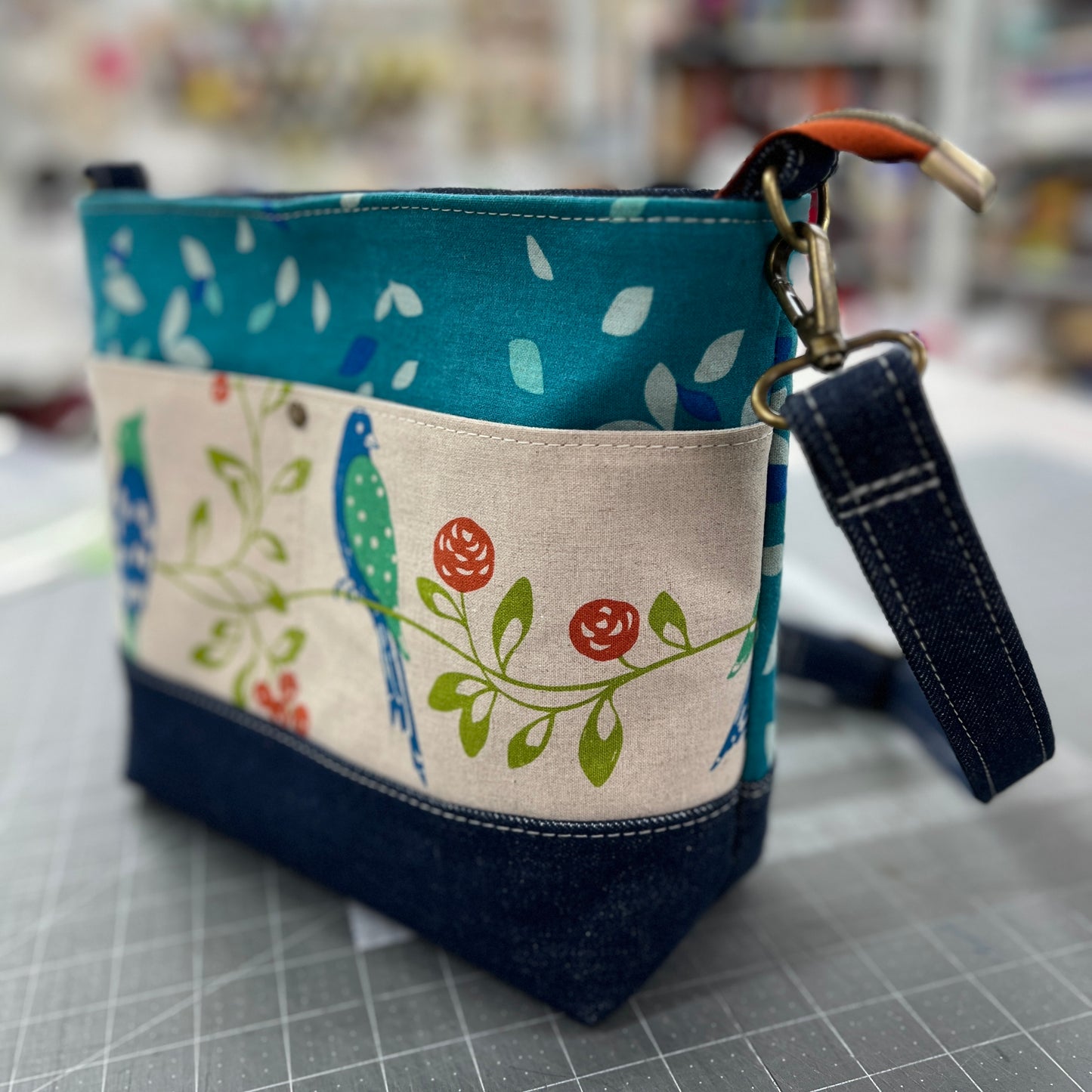 Out and About Crossbody Kokka Birds 3