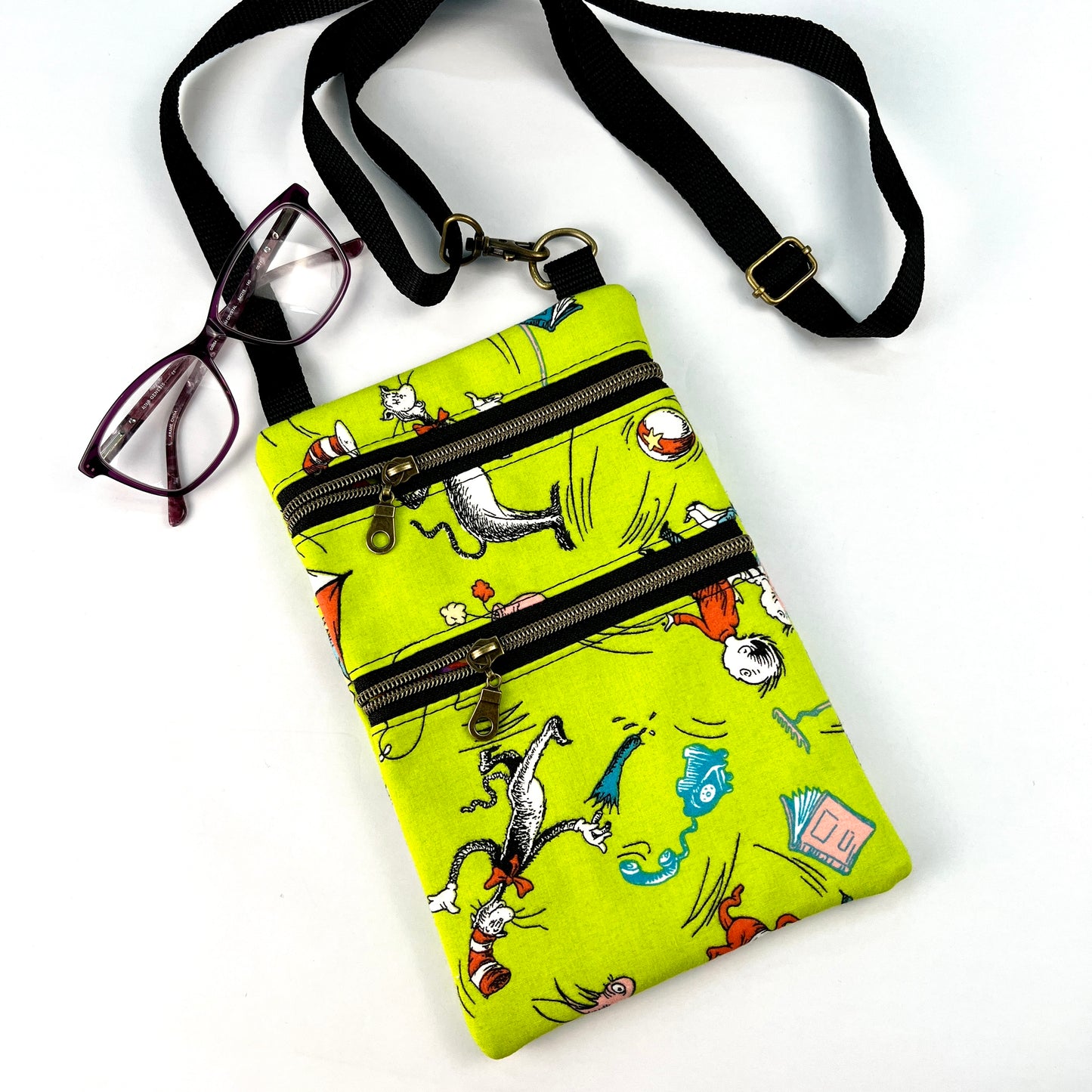 Mini Crossbody Dr. Seuss on Green