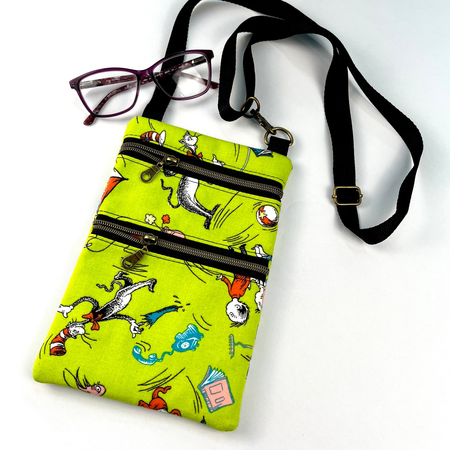 Mini Crossbody Dr. Seuss on Green