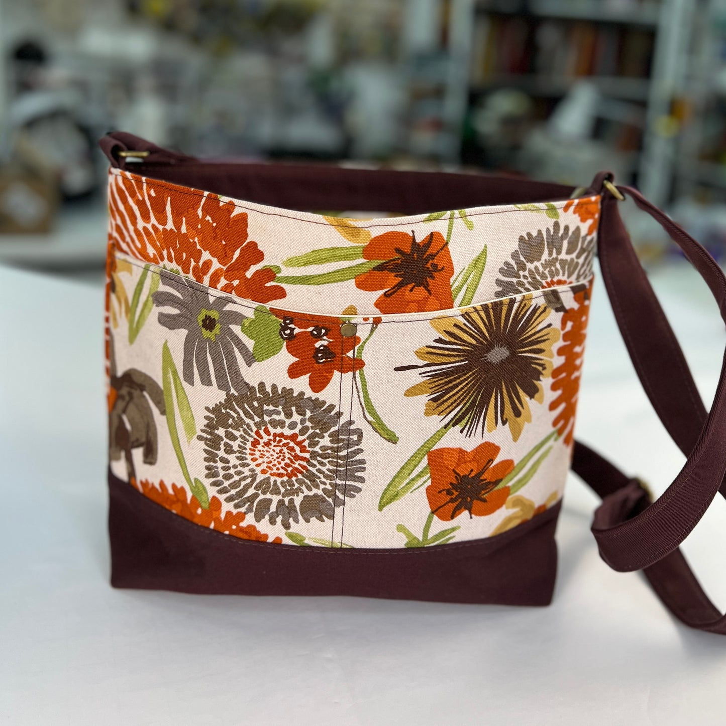 Vera Crossbody Autumn Linen Blend