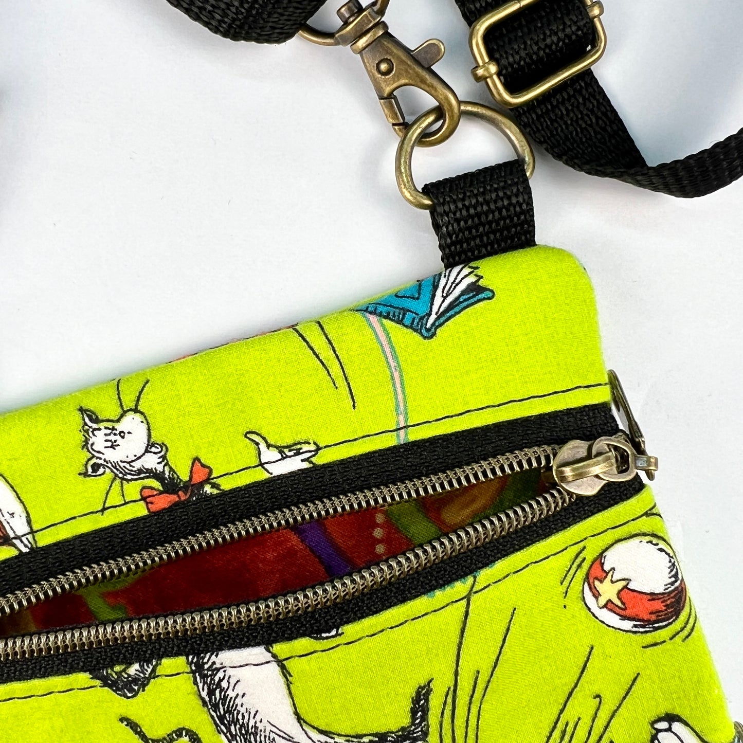 Mini Crossbody Dr. Seuss on Green